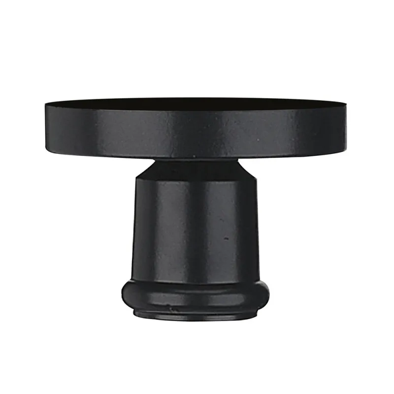 Soutien balon 25cm - poteau 4,5cm E27 noir - Pas cher