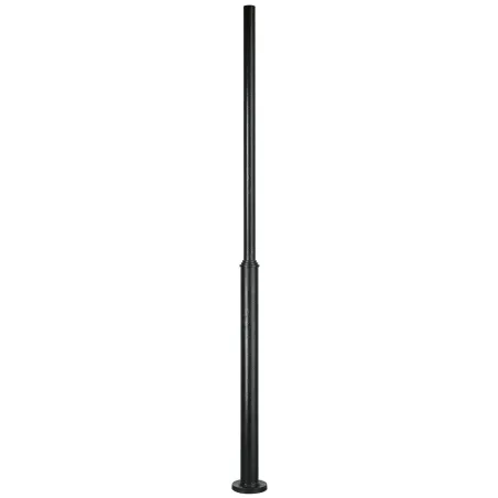 Colonne de résine lisse 280 cms. C/Reg. Noir. - Pas cher