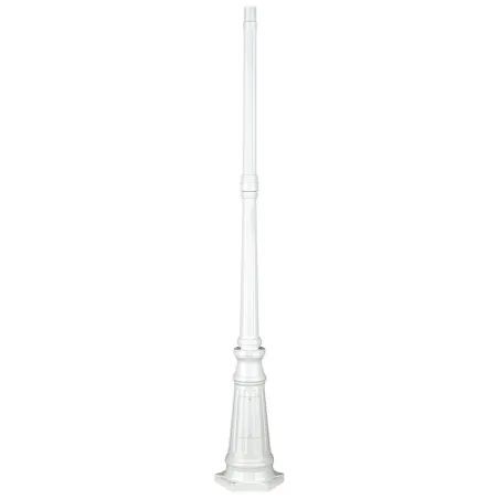 Colonne Luminaire 171cm Ø4,5cm Bl. - Pas cher