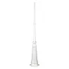 Colonne Luminaire 201cm Ø4,5cm Bl. - Pas cher