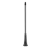 Colonne Luminaire 230cm Ø75cm Noir. - Pas cher