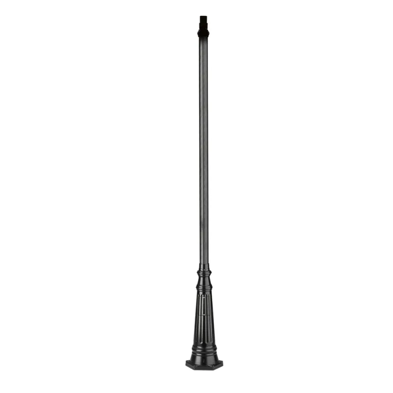 Colonne Luminaire 260cm Ø75cm Noir. - Pas cher