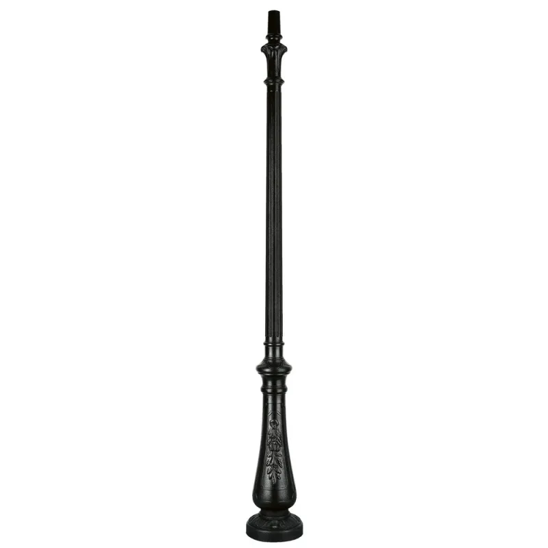 Colonne decoré résine 175 cms. noir - Pas cher