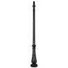 Colonne decoré résine 175 cms. noir - Pas cher