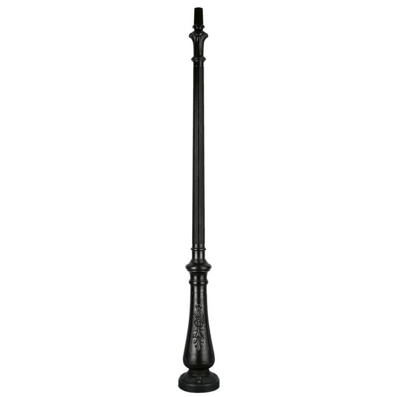 Colonne decoré résine 300 cms. noir - Pas cher
