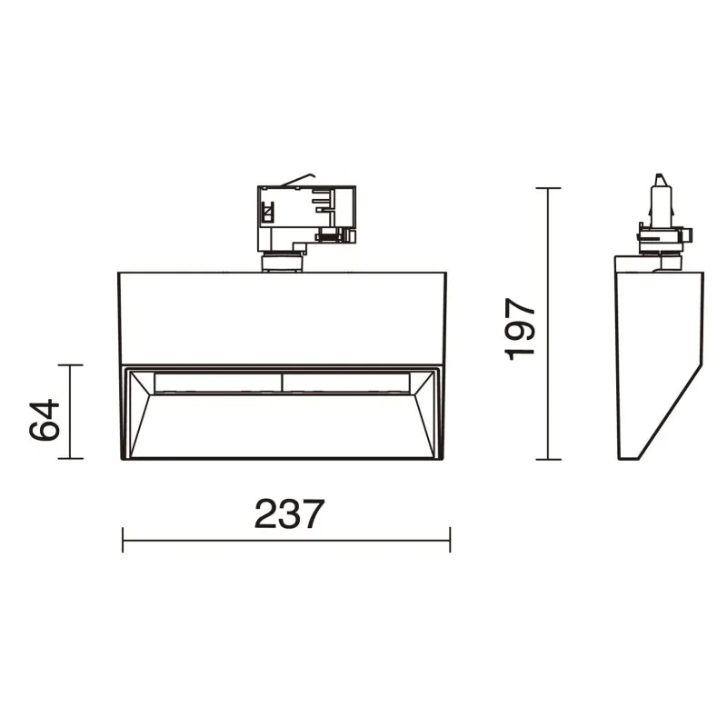 projecteur-sur-rail-blanc-fall-50w-3000k-3500k-4000k
