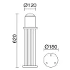 Borne COK IP55 E27 70W Anthracite