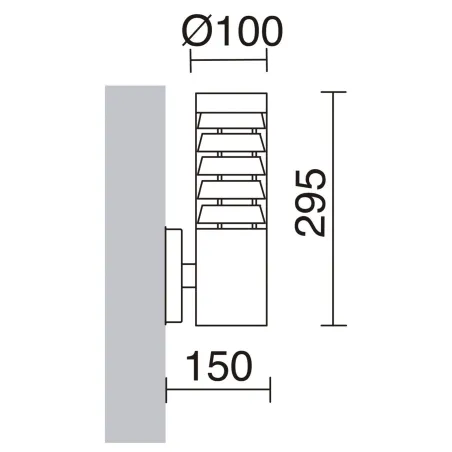 Plafond GALERNA IP44 60W E27 Acier inoxydable - Pas cher
