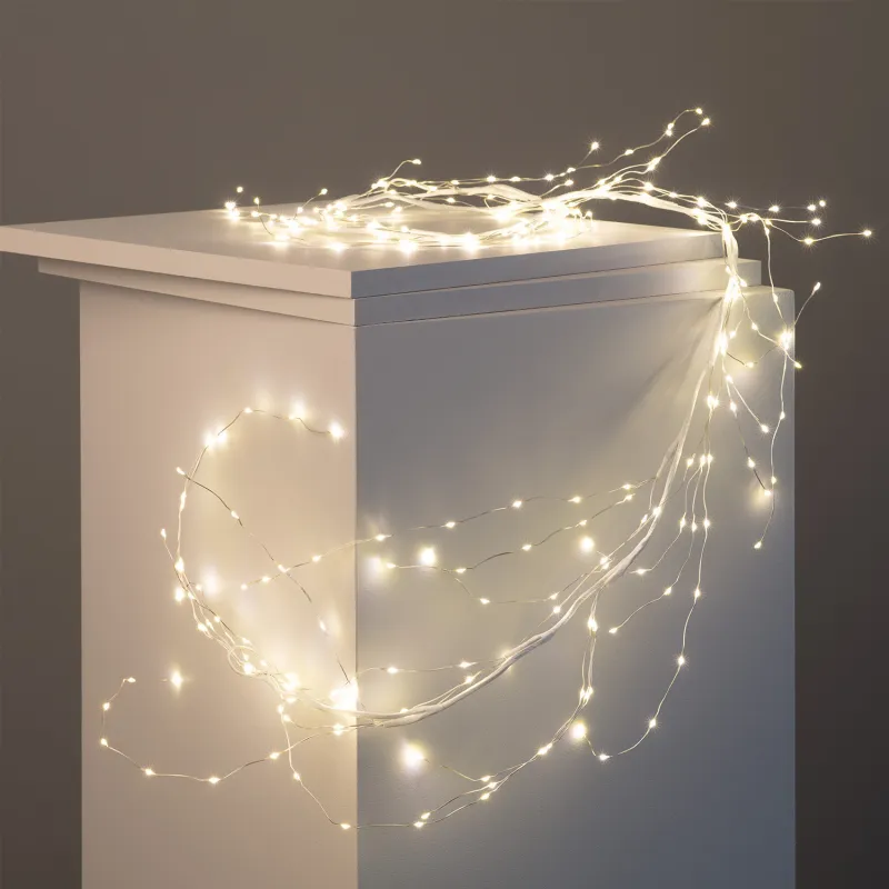 Guirlande 1.5m lumineuse led 220v ip44 décoration 3000k