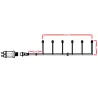 Guirlande 5m lumineuse led 220v ip44 décoration 3000k