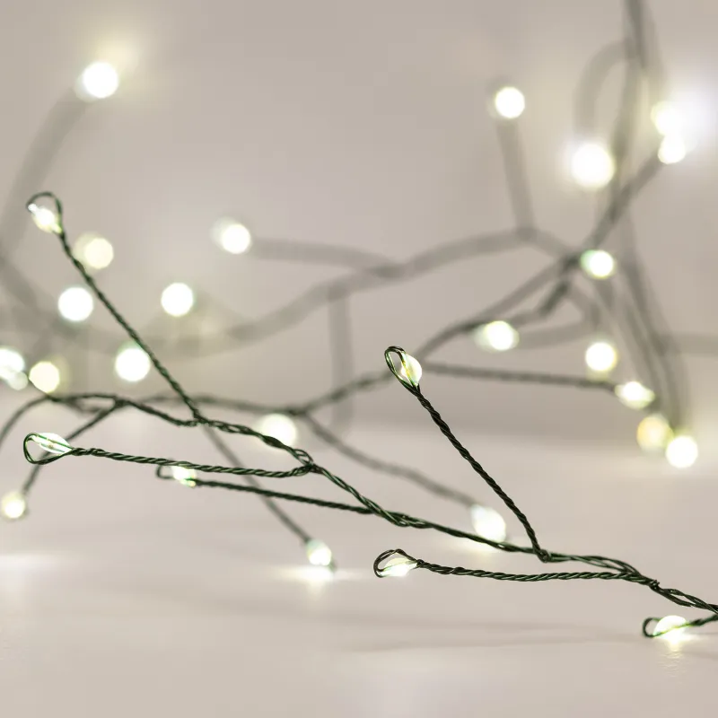 Guirlande 5m lumineuse led 220v ip44 décoration 3000k