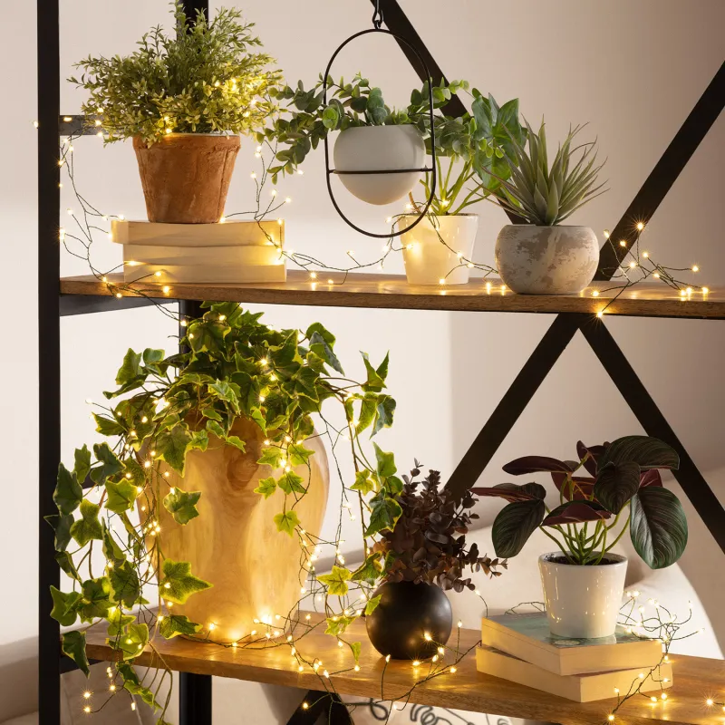 Guirlande 5m lumineuse led 220v ip44 décoration 3000k