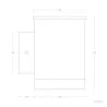 Applique solaire ip44 led 50 lumens crépusculaire