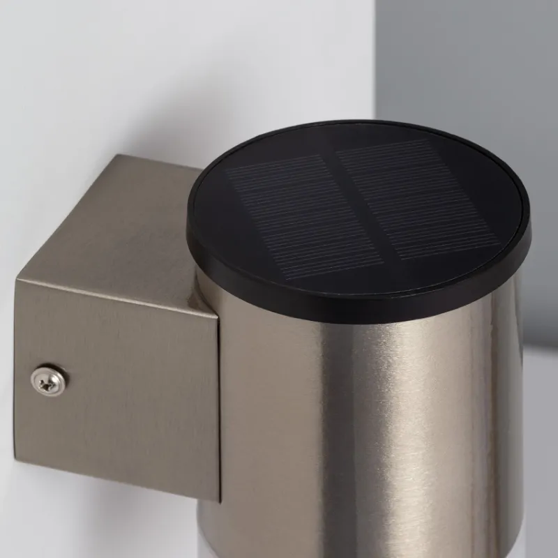 Applique solaire ip44 led 50 lumens crépusculaire 3000k