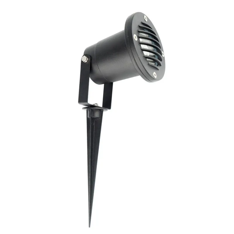Spot projecteur piquet 3w led ip54 jardin-230v-orientable-3000k
