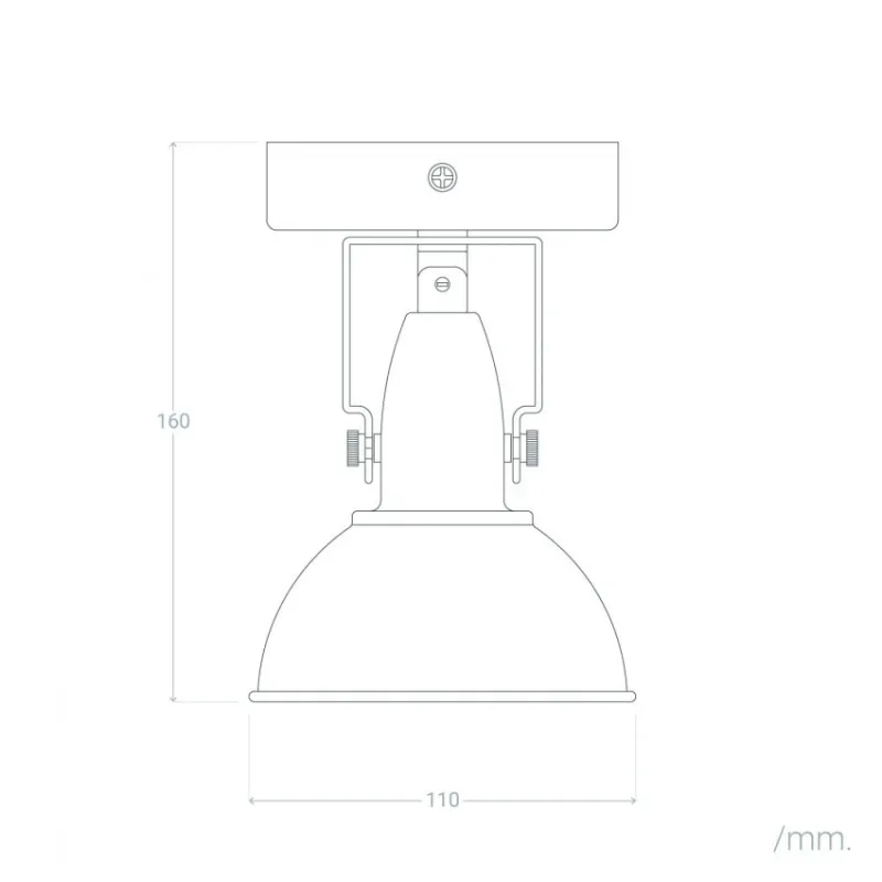 Applique éclairage mural ou de plafond spot patère orientable noir et doré-culot e14