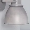 Applique plafonnier éclairage patere orientable gris retro culot e14