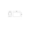Applique murale blanche double spot gu10 étanche ip54