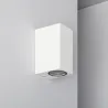 Applique murale blanche double spot gu10 étanche ip54