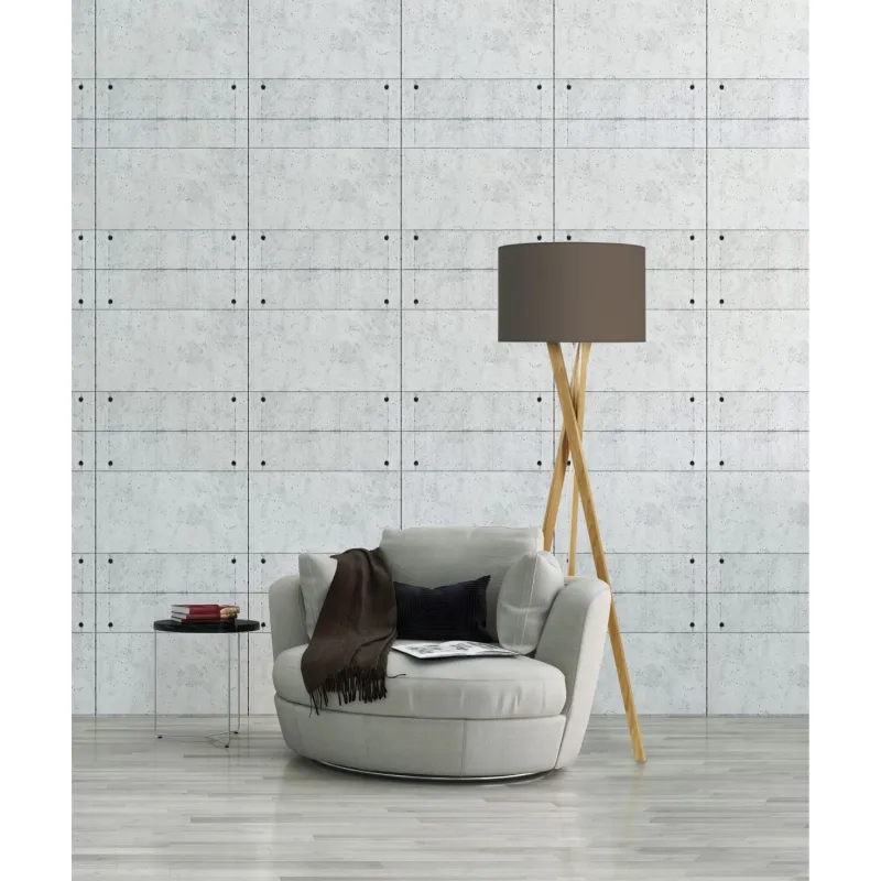 Lampes à poser WOOD E27 60W bois hêtre - Pas cher