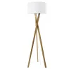 Lampes à poser WOOD E27 60W bois hêtre - Pas cher