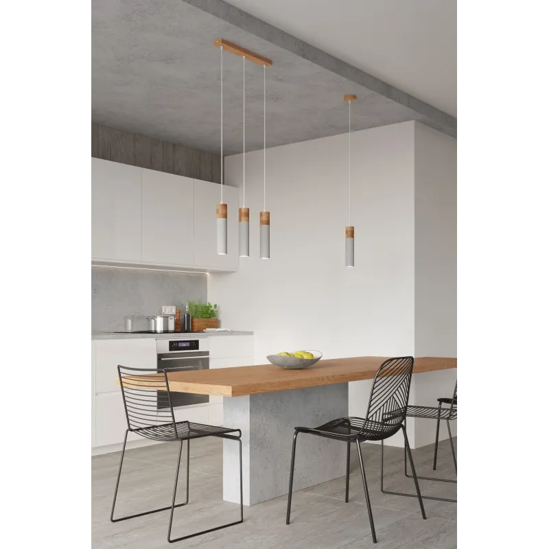 Suspension ZANE 3  gris