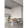 Suspension ZANE 3  gris