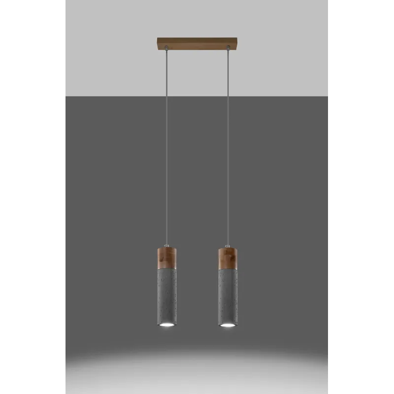 Suspension ZANE 2  gris