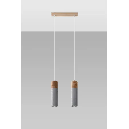 Suspension ZANE 2  gris