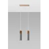 Suspension ZANE 2  gris