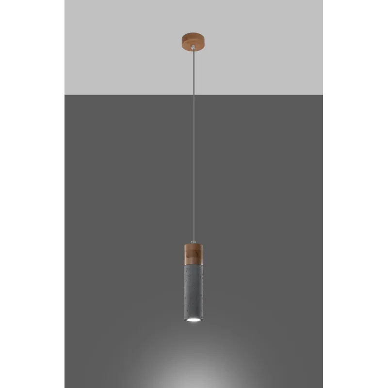 Suspension ZANE 1  gris