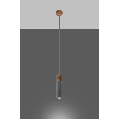Suspension ZANE 1  gris