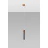 Suspension ZANE 1  gris