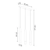 Suspension WEZYR 3 noir