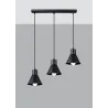 Suspension TALEJA 3 noir [E27]