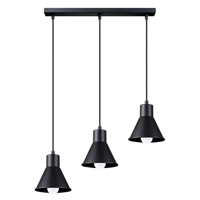 Suspension TALEJA 3 noir [E27]
