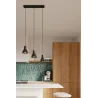 Suspension TALEJA 3 noir [E27]