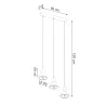 Suspension TALEJA 3 blanc [ES111]