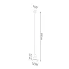 Suspension TALEJA 1 noir [E27]