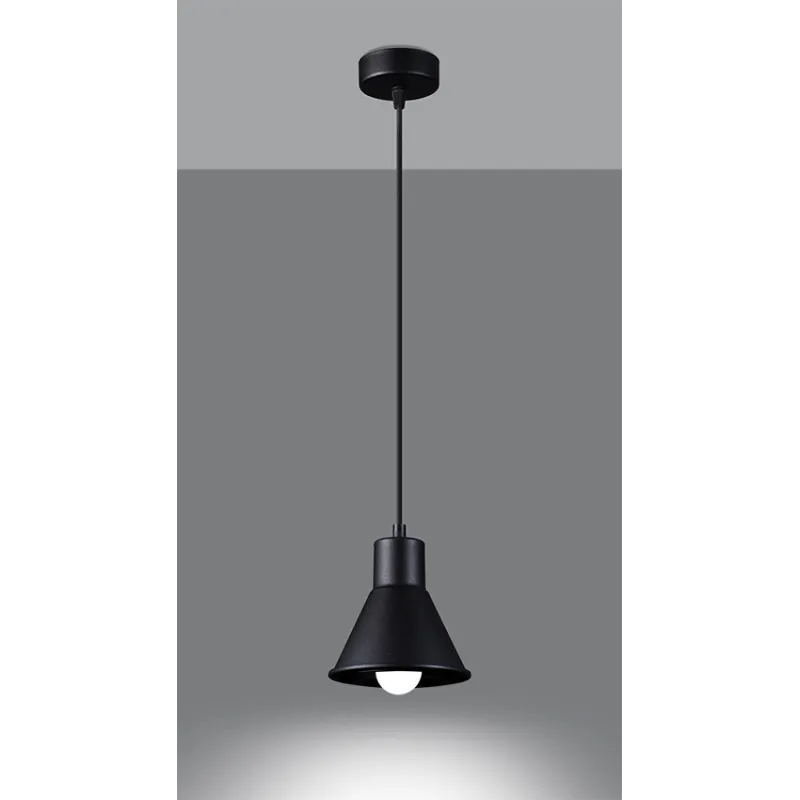 Suspension TALEJA 1 noir [E27]