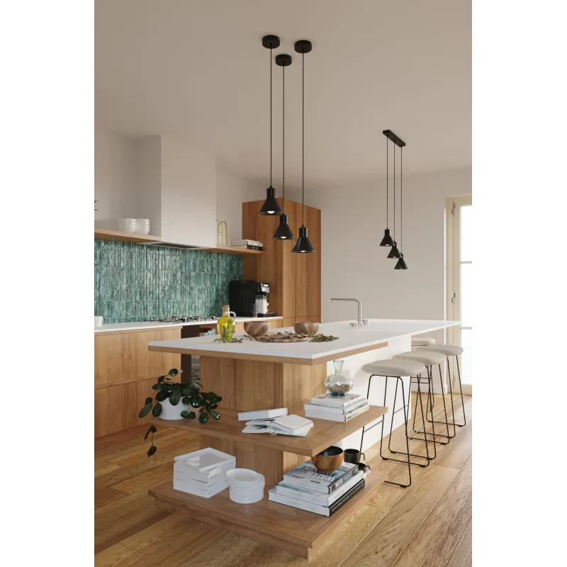 Suspension TALEJA 1 noir [E27]