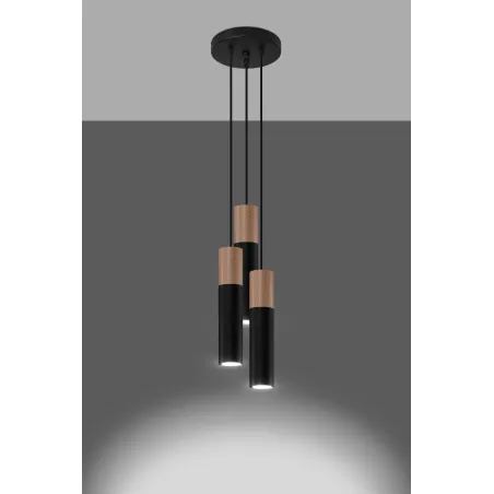 Suspension PABLO 3P noir