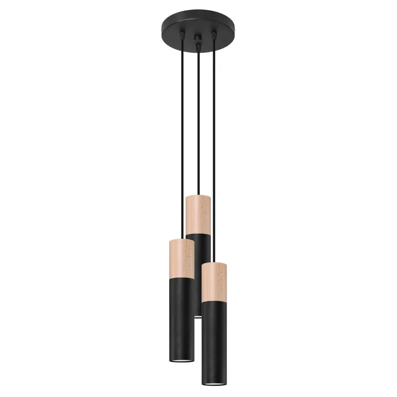 Suspension PABLO 3P noir