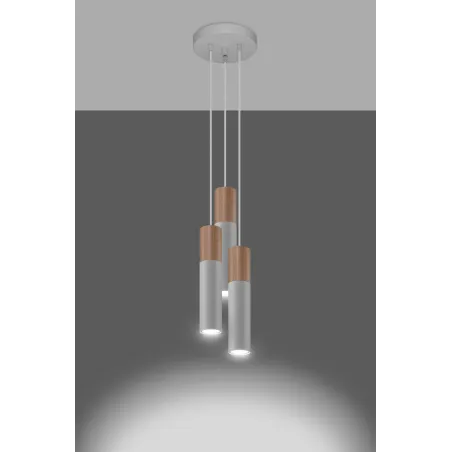 Suspension PABLO 3P blanc