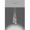Suspension PABLO 3P blanc