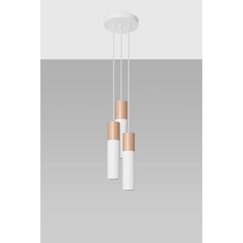 Suspension PABLO 3P blanc