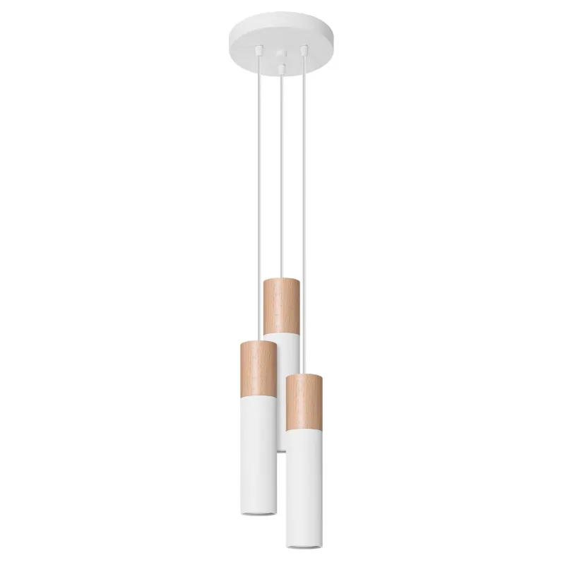 Suspension PABLO 3P blanc