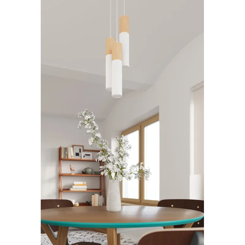 Suspension PABLO 3P blanc