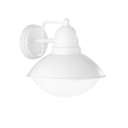 TRIO Applique extérieur blanc mat et blanc AMUR - Pas cher
