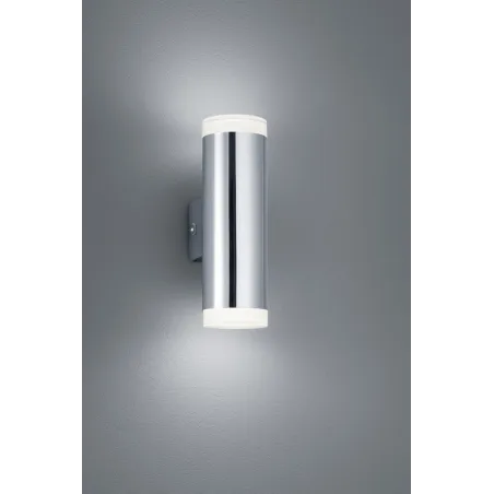 TRIO Applique intérieur chrome et blanc RAY - Pas cher